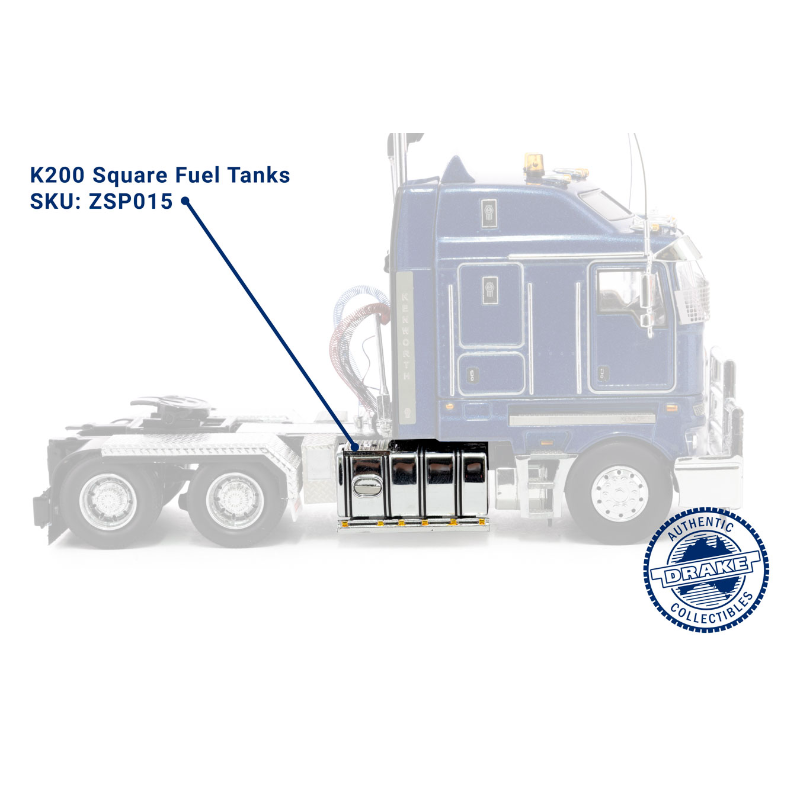 The Drake Group K200 square fuel tanks