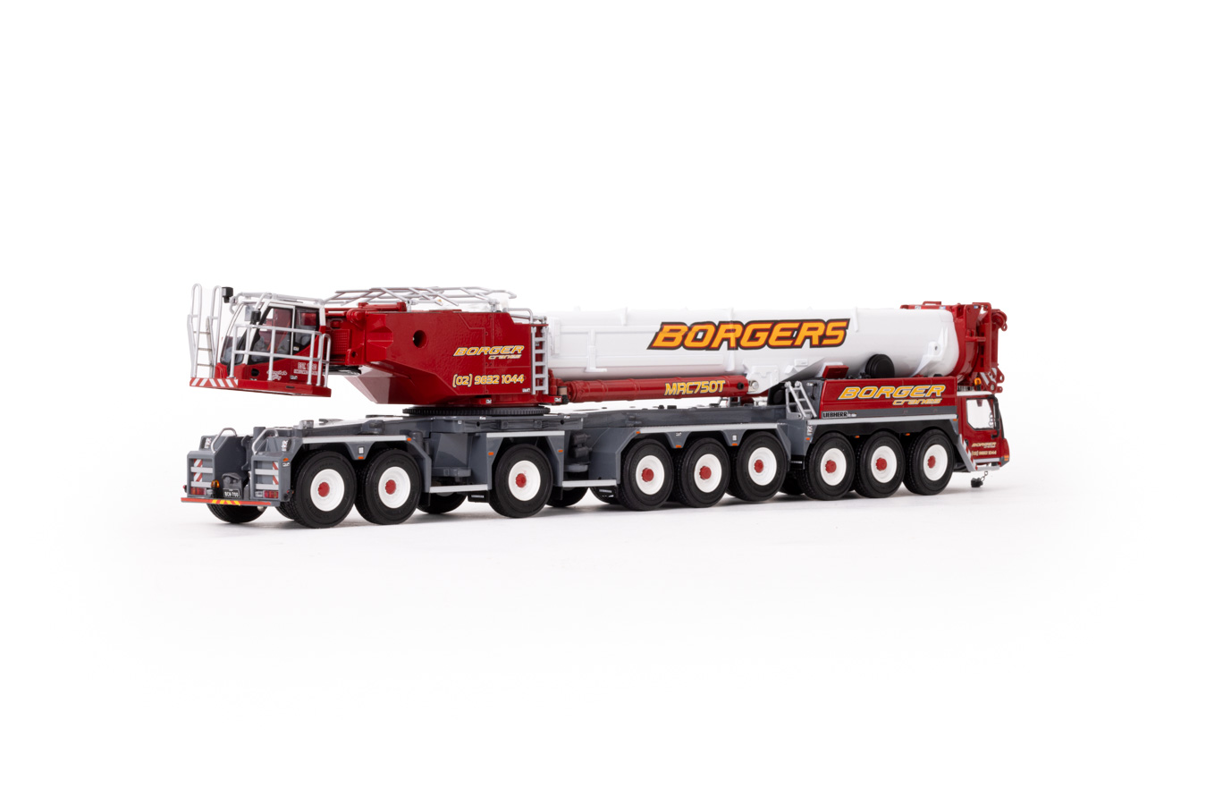 ミニカー Liebherr LTM 1750-1 The Drake Group | Borger Cranes Liebherr LTM 1750
